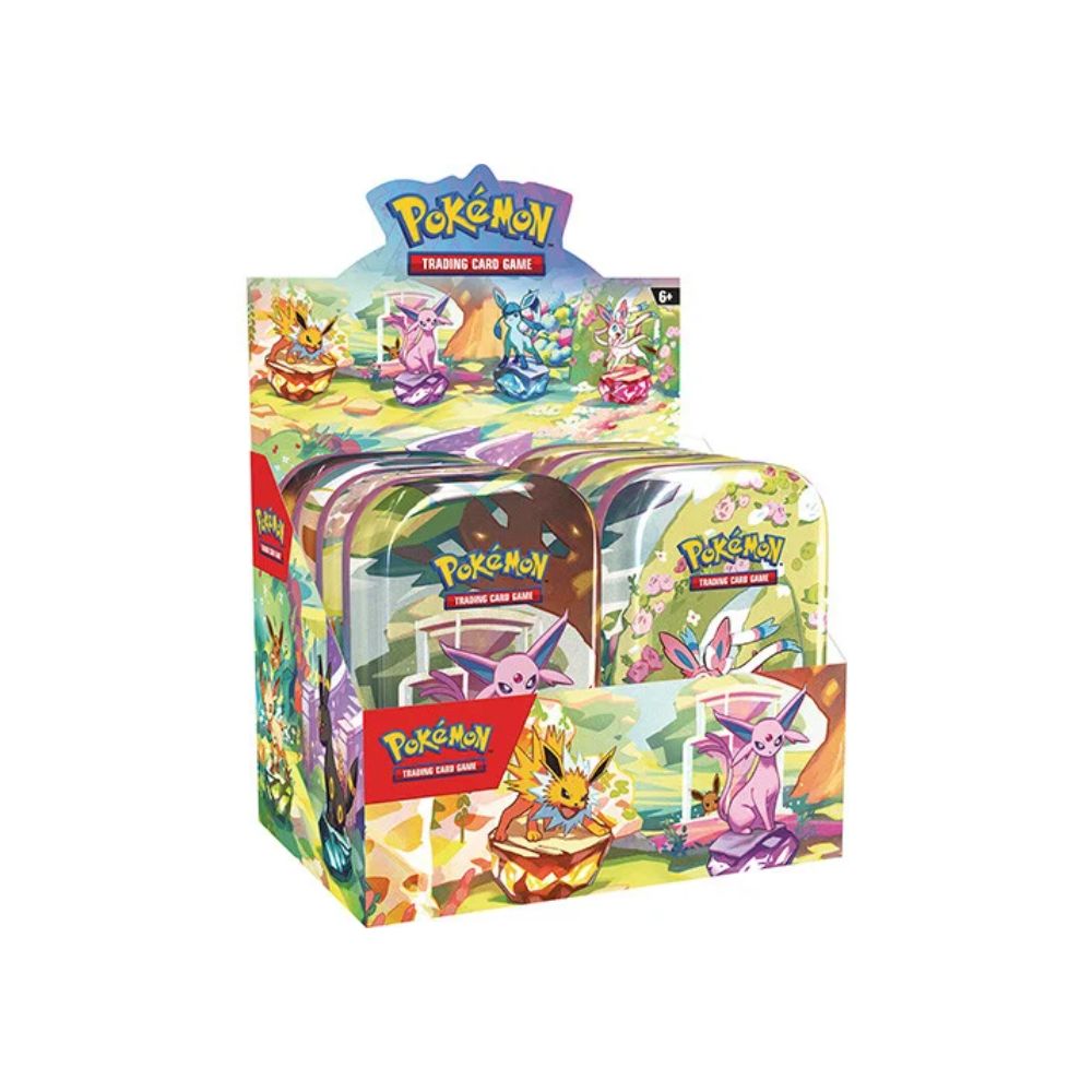 Pokemon Prismatic Evolutions Mini Tin